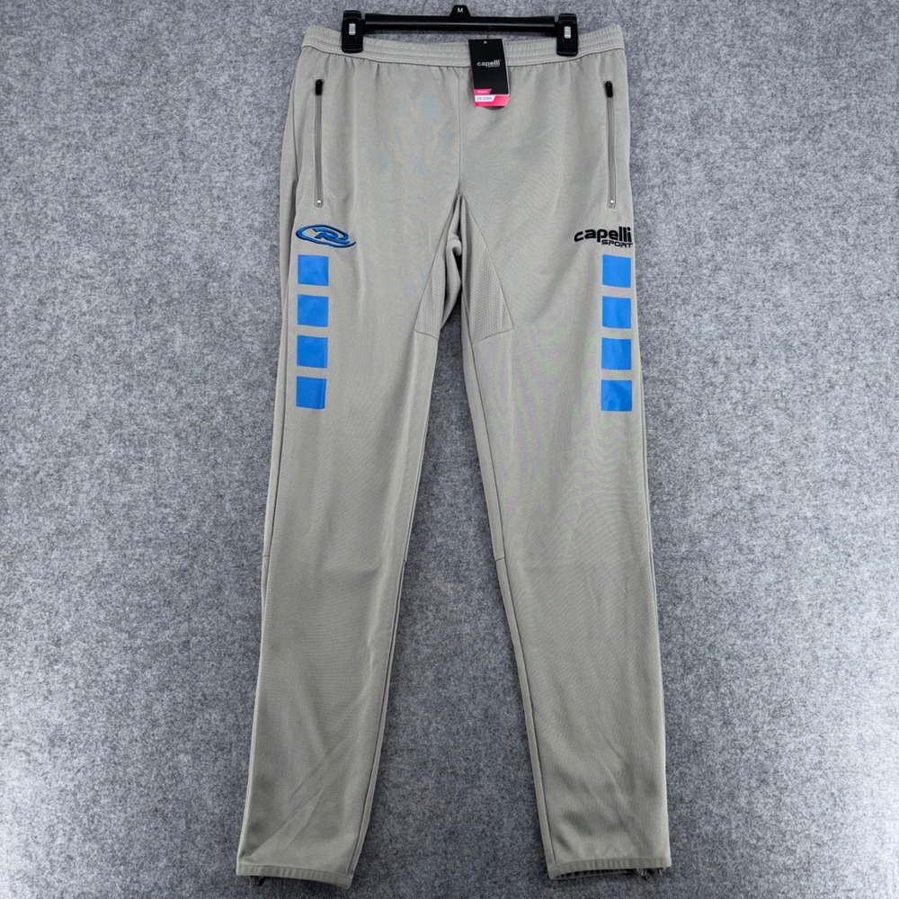 Capelli Sport Women Gray CS-Cool Soccer Training Pants Large NWT